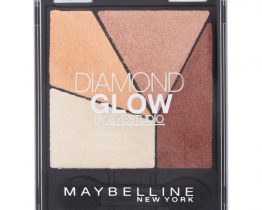 Maybelline diamond glow quad eyeshadow coral drama