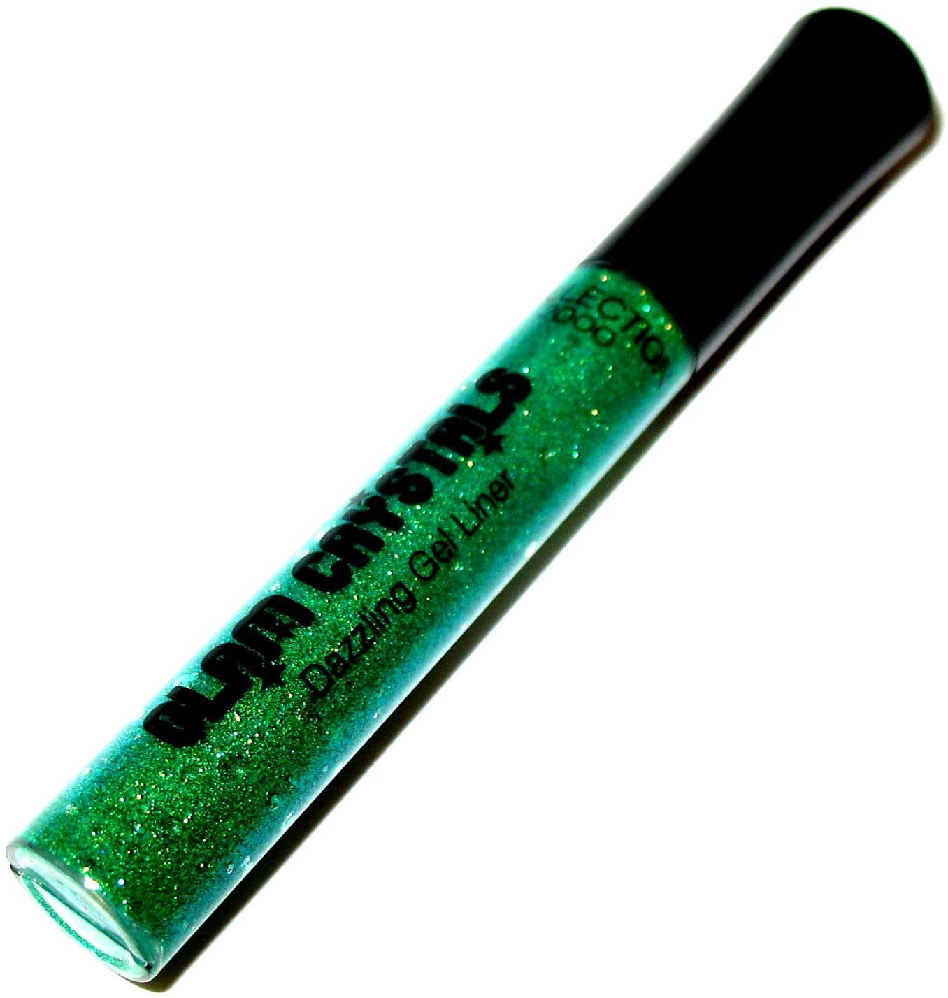 Collection Glam Crystals Glitter Liquid Eyeliner Spandex 12 Green Glittery Eye Liner