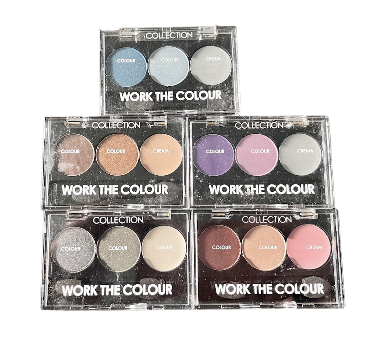 Collection work the colour trio eyeshadow, Collection eyeshadow, Trio Eyeshadow